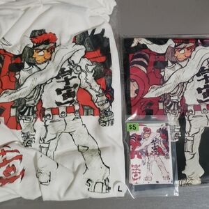 Capcom Jin Graphic Design T-shirt,Bookbag and Stickers